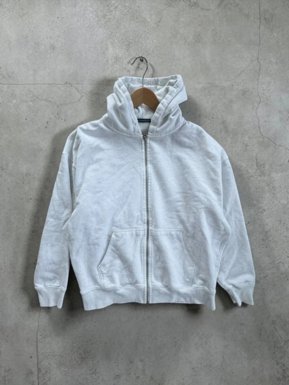 Brandy Melville Christy zip-up hoodie, one size (oversized fit)